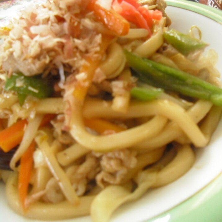 焼きうどん めんつゆで簡単 レシピ 作り方 By ミスチバス 楽天レシピ